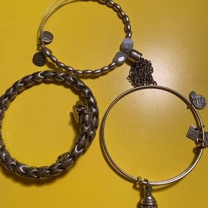 Alex and Ani silver Bracelets!